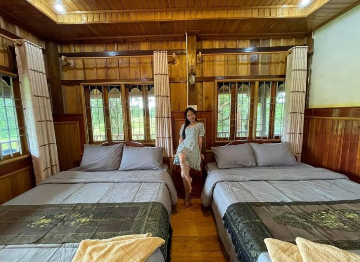 Groepsreis Cambodja - Chi Phat community bungalow - Travel Around